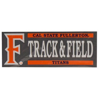 Jardine CSUF Track & Field Decal